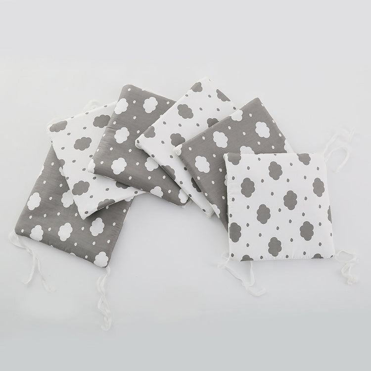 Cotton Crib Bed Circumference Baby Anti-collision Kit Pink Iolaus