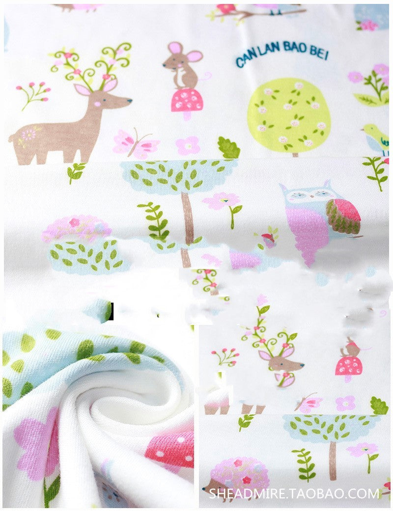 Baby cotton printed cloth Pink Iolaus