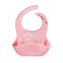 Baby food Bib baby meal silicone saliva bag Pink Iolaus