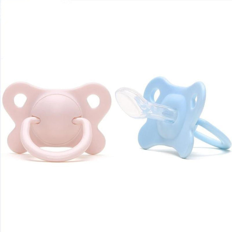 Pacifier Sleeping Baby Pacifier Newborn Silicone Pacifier Super Soft Flat Head null