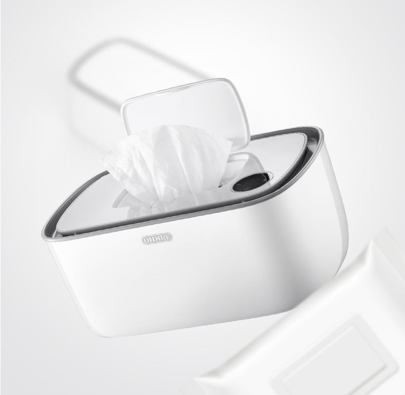 Electric Baby Wet Tissue Dispenser Paper Case Napkin Heating Storage Box Warmer Temperature Control Thermostat Wipes Heater Pink Iolaus