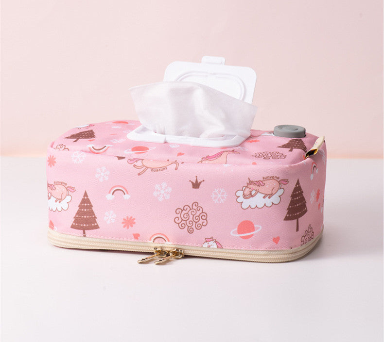 Wet Wipe Heater Household Baby Insulation Non-rechargeable Constant Temperature Wet Wipes Pink Iolaus