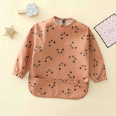 Waterproof Baby Food Supplement Bib Gown Pink Iolaus