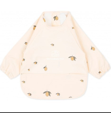 Waterproof Baby Food Supplement Bib Gown Pink Iolaus