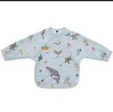 Waterproof Baby Food Supplement Bib Gown Pink Iolaus