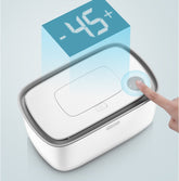 Electric Baby Wet Tissue Dispenser Paper Case Napkin Heating Storage Box Warmer Temperature Control Thermostat Wipes Heater Pink Iolaus