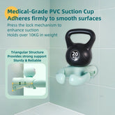 MiniJones Baby Standing Bath Support Wall Mount Adjustable Height Suction Cup Bathtub Shower Holder For Above 9 Months null