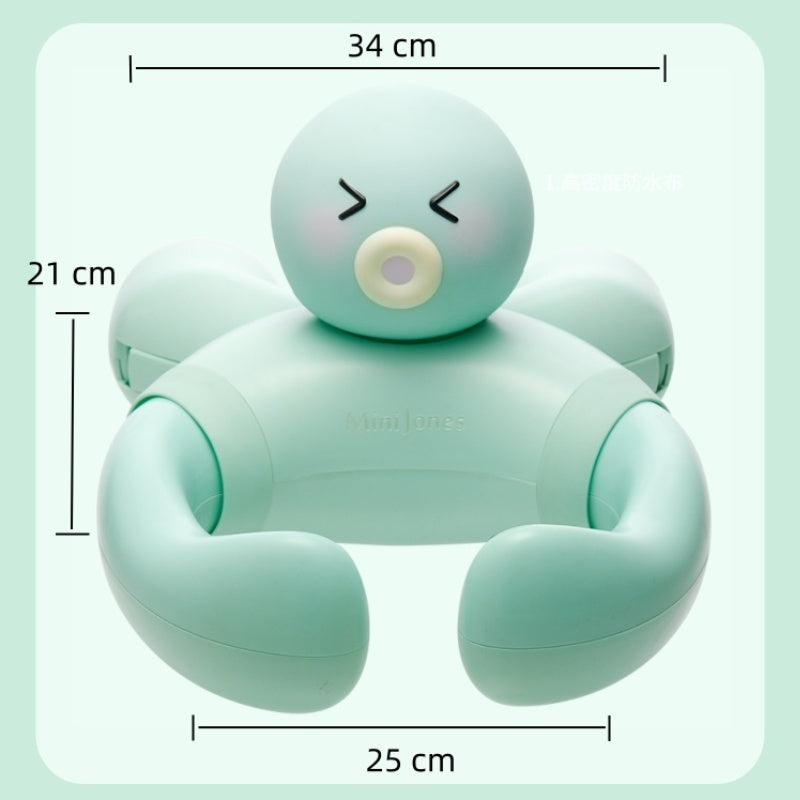 MiniJones Baby Standing Bath Support Wall Mount Adjustable Height Suction Cup Bathtub Shower Holder For Above 9 Months null