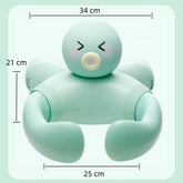 MiniJones Baby Standing Bath Support Wall Mount Adjustable Height Suction Cup Bathtub Shower Holder For Above 9 Months null