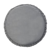 INS Round Solid Color Lace Play Mat Crawling Mat Baby Premises Pink Iolaus