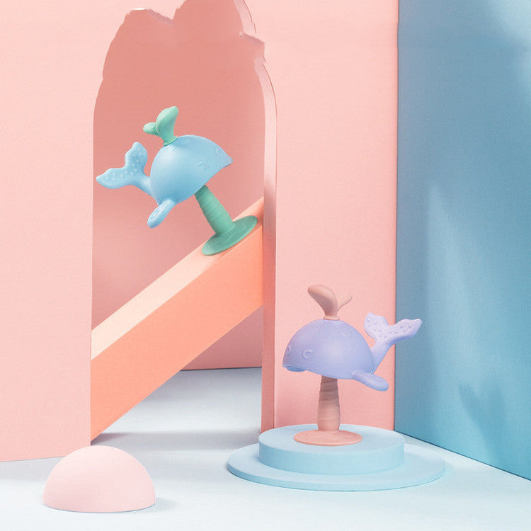 Baby Teething Toys For Newborn Infants Safe Infant And Toddler Silicone Teethers Soothe Babies Gums Perfect Baby Shower Gift Pink Iolaus