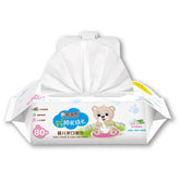 Wet wipes baby 80 pumping baby wipes with lid Pink Iolaus