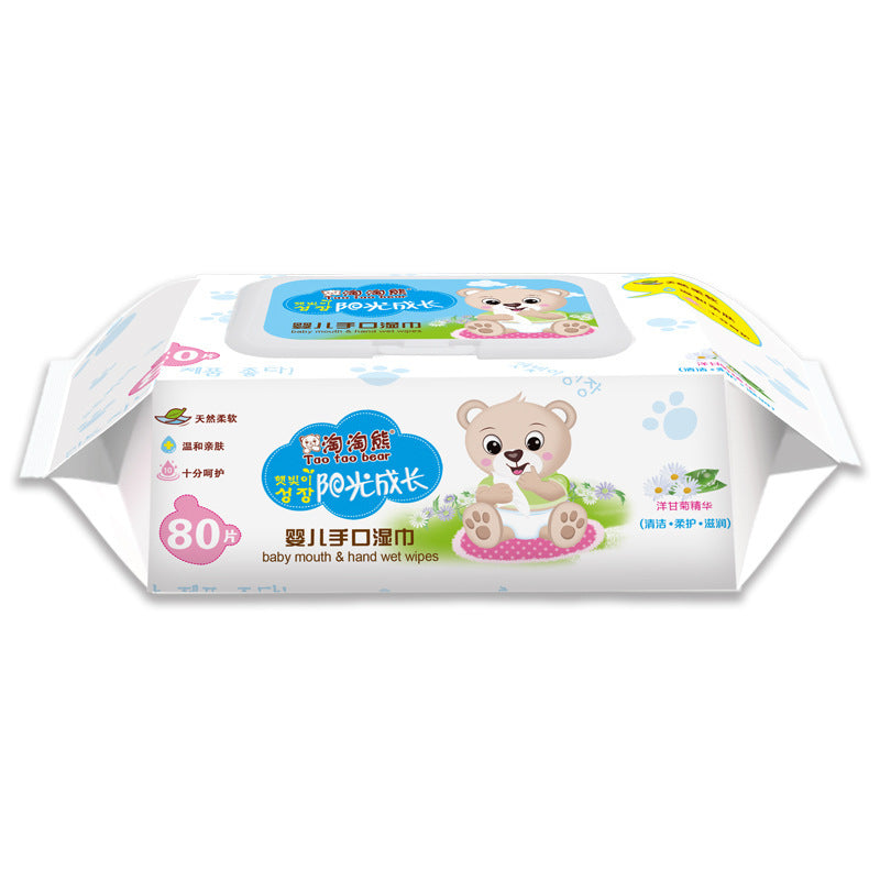Wet wipes baby 80 pumping baby wipes with lid Pink Iolaus