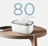 Electric Baby Wet Tissue Dispenser Paper Case Napkin Heating Storage Box Warmer Temperature Control Thermostat Wipes Heater Pink Iolaus