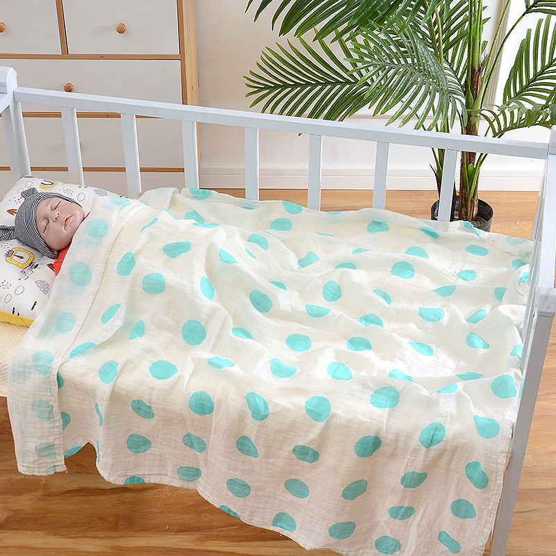 Cotton Cloth Swaddling Clothes Bath Towel Baby Blanket Pink Iolaus