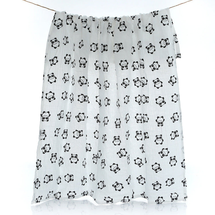 Cotton Cloth Swaddling Clothes Bath Towel Baby Blanket Pink Iolaus