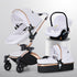 High Landscape Baby Stroller 360-degree Rotation 3-in-1 Basket Foldable null