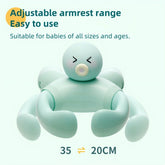 MiniJones Baby Standing Bath Support Wall Mount Adjustable Height Suction Cup Bathtub Shower Holder For Above 9 Months null