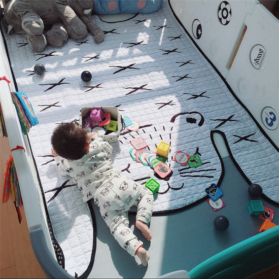 Toys Baby Play Mat Kids Carpet White Tiger Plush Rugs For Liveing Room Decoration Floor Mats Developing Mat For Children Pink Iolaus