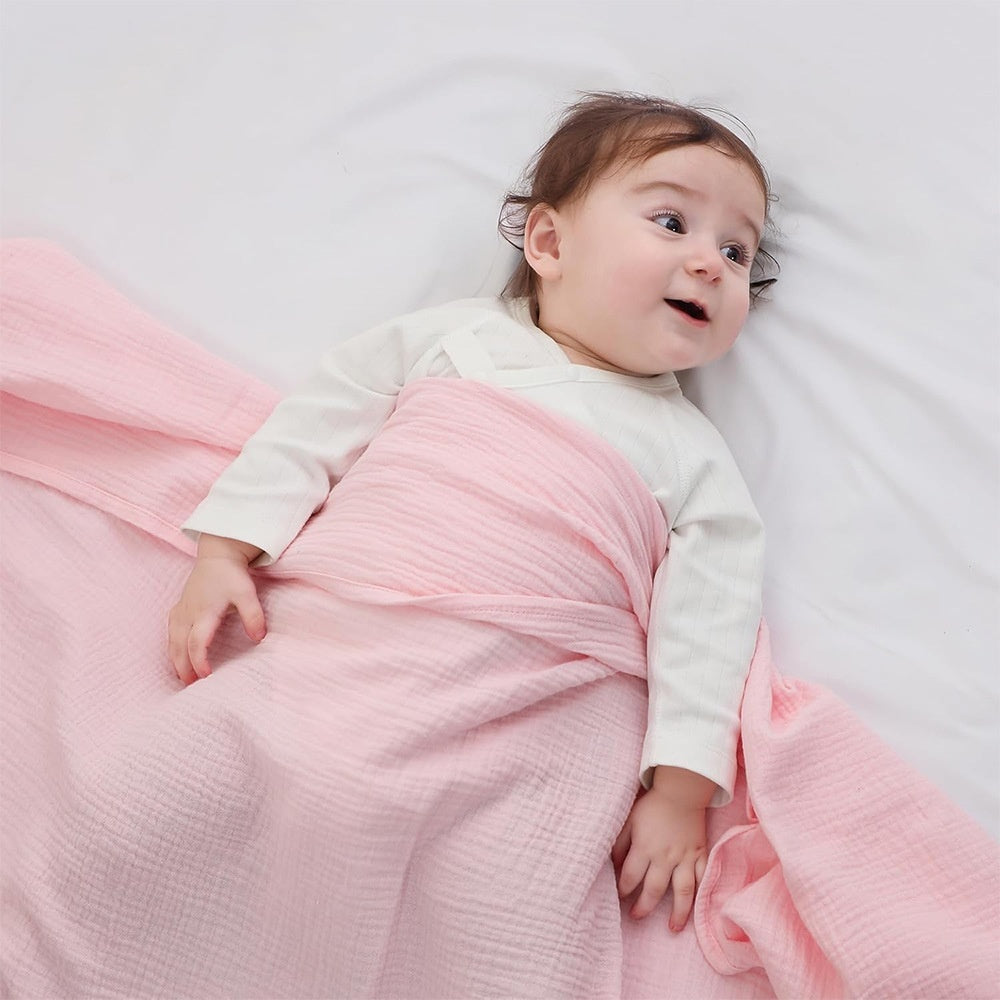 Baby Wrapping Solid Color Cotton Cloth Children&