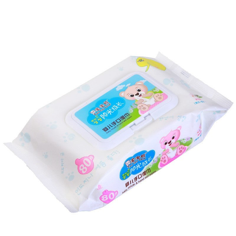 Wet wipes baby 80 pumping baby wipes with lid Pink Iolaus