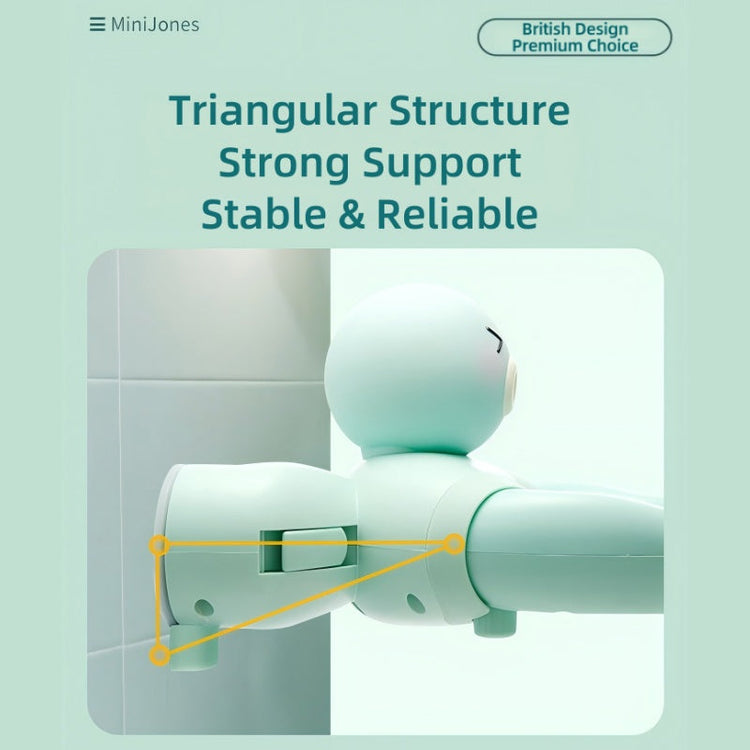 MiniJones Baby Standing Bath Support Wall Mount Adjustable Height Suction Cup Bathtub Shower Holder For Above 9 Months null