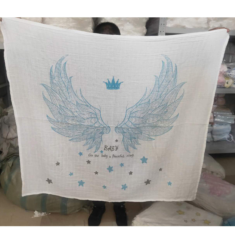 Cotton Cloth Swaddling Clothes Bath Towel Baby Blanket Pink Iolaus