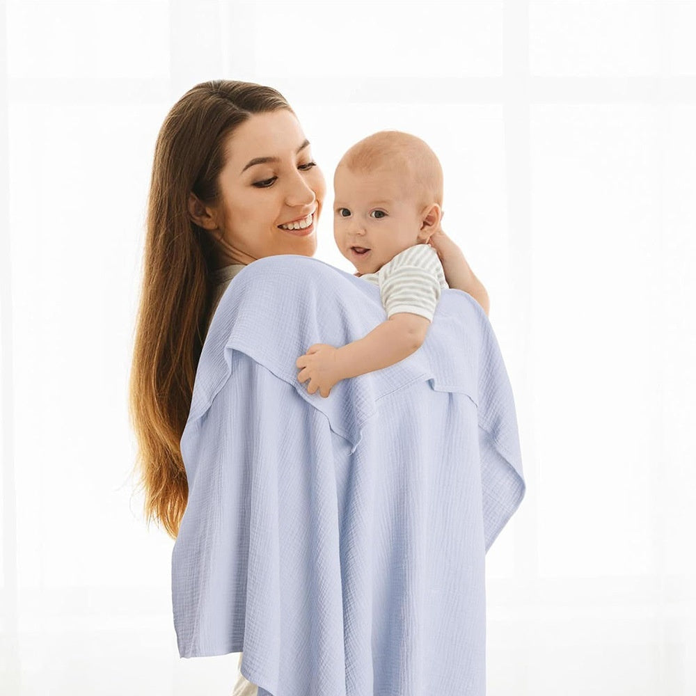 Baby Wrapping Solid Color Cotton Cloth Children&