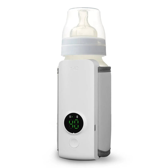 1Pc Portable Bottle Warmer Baby Milk Warmer Milk Formula Warmer For Travel With 6 Heating Levels USB Rechargeable Keep Milk Warm For 5 Hours No Bottle Included null