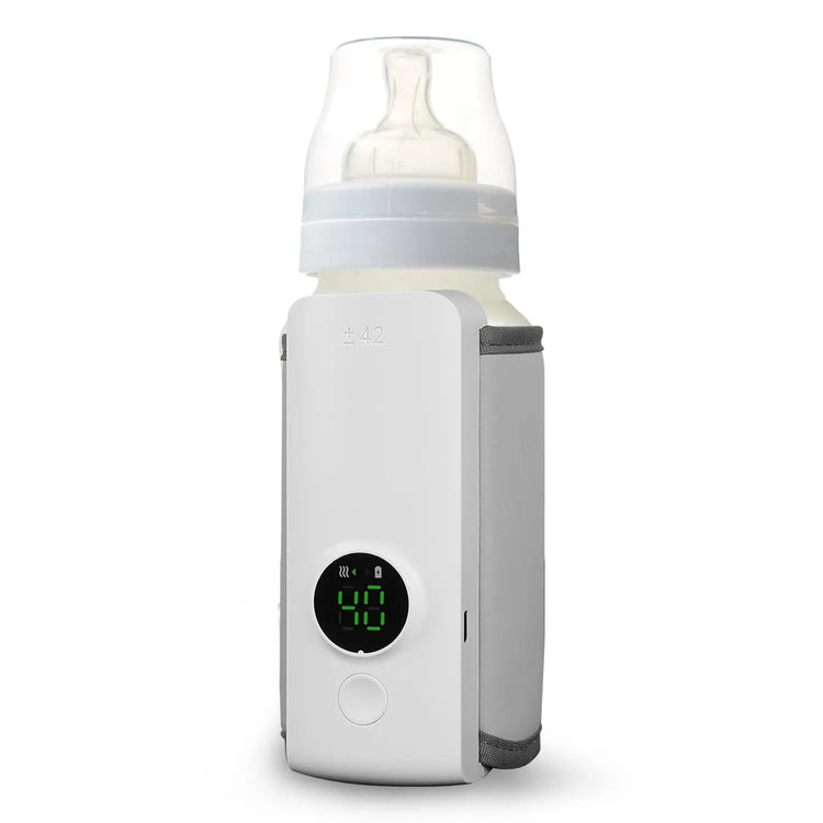 1Pc Portable Bottle Warmer Baby Milk Warmer Milk Formula Warmer For Travel With 6 Heating Levels USB Rechargeable Keep Milk Warm For 5 Hours No Bottle Included null