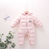 Baby One-piece Cotton-padded Clothes Pink Iolaus