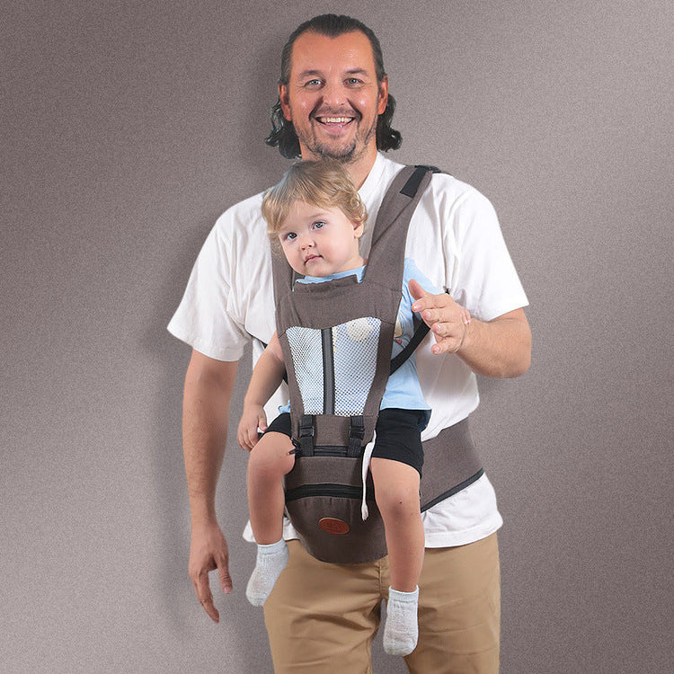 Multifunctional Waist Stool Products Baby Front And Rear Carrier Pink Iolaus
